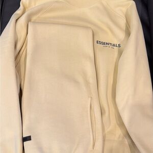 Fear of God Essentials Beige Crewneck Sweater